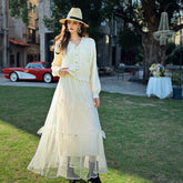 Cropped Knit Cardigan — Bouclé & Floral Appliqué