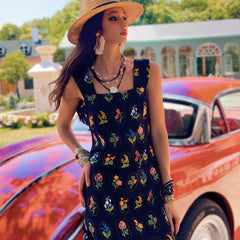 Boho Festival Short Dress Romper Twist Maxi Embroidered Sundres Jumpsuits Vibe