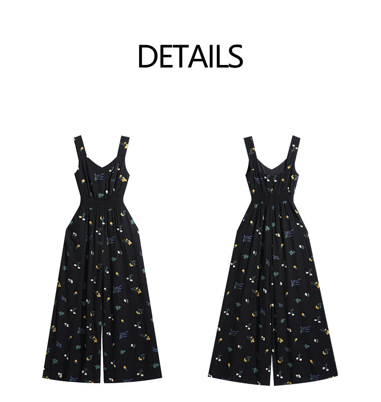 Black dress with floral pattern on a white background