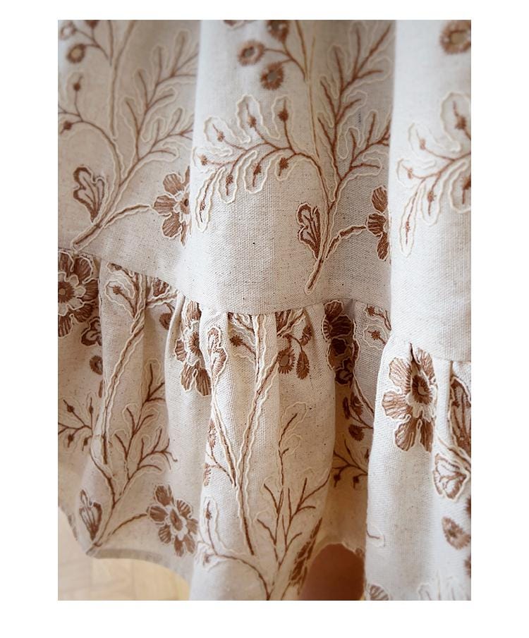 Linen-Blend Boho Sundress, White Floral Summer Dress, Sleeveless Swing Dress, Tiered A-Line Resort Outfit, Casual Holiday Style