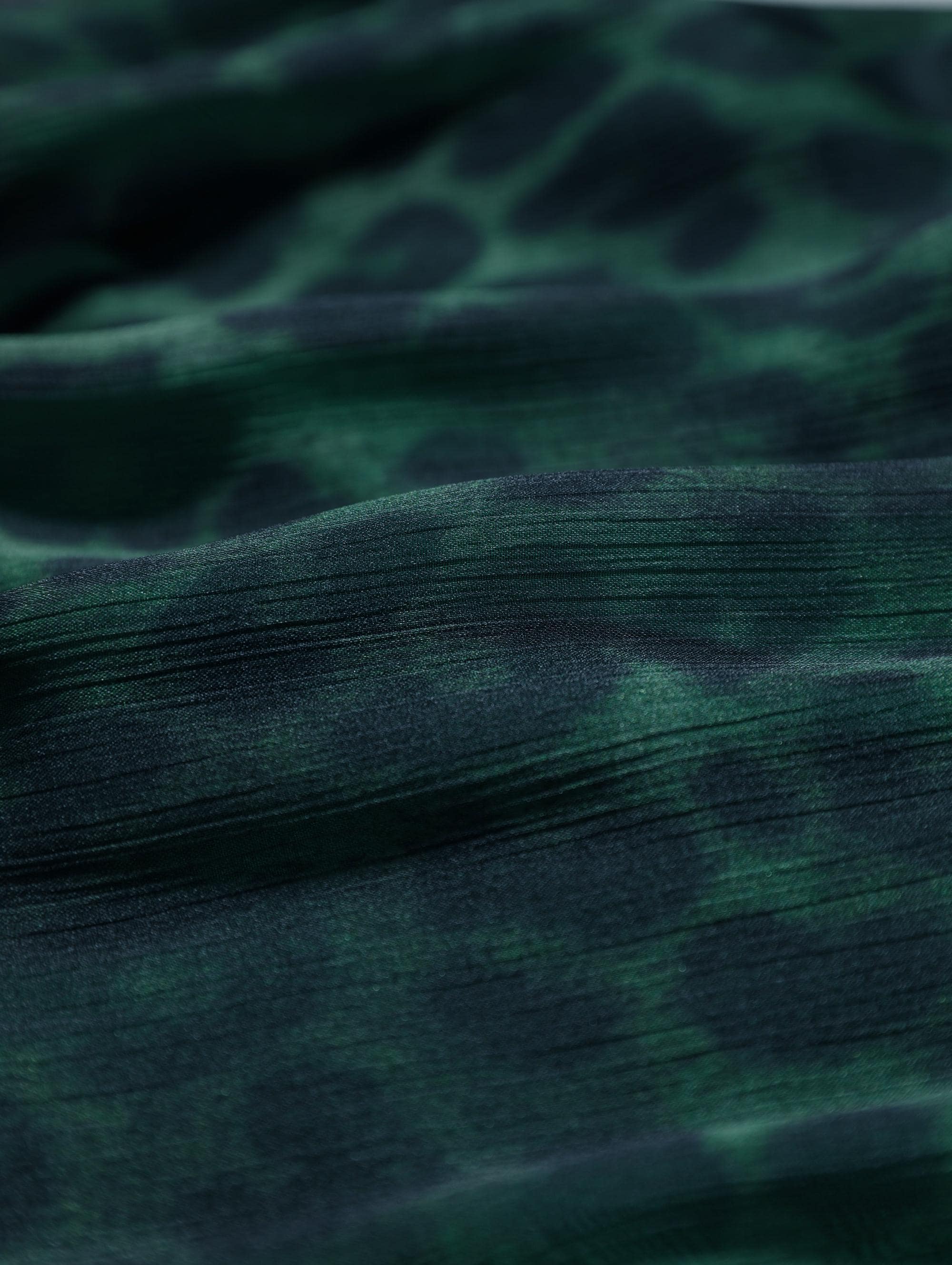 Leopard Print Mini Sundress | Forest Green Boho Tiered Chiffon Summer Dress