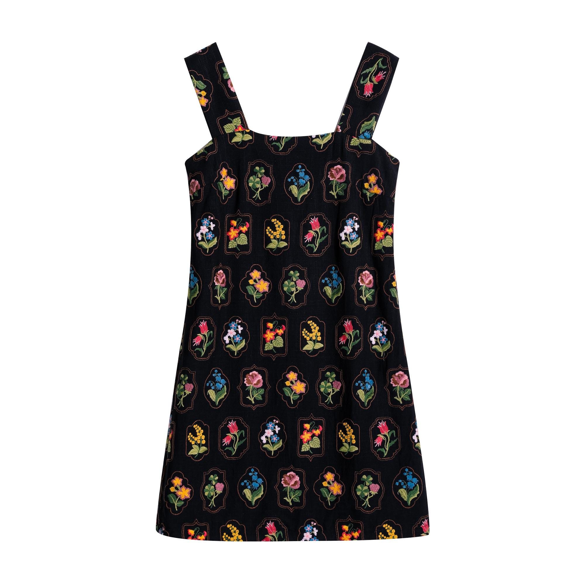 Boho Festival Short Dress Romper Twist Maxi Embroidered Sundres Jumpsuits Vibe